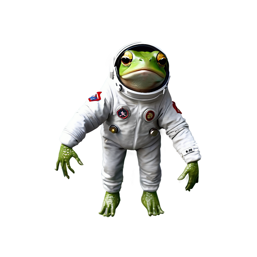 Frog In Space Suit Png Nnt PNG image