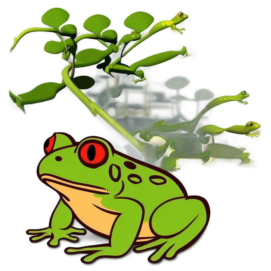 Frog Outline Clipart Png 06262024 PNG image