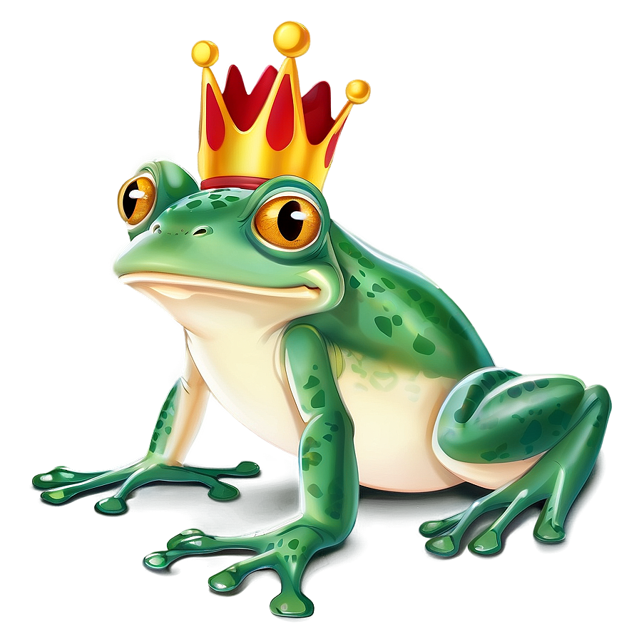 Frog Prince Cartoon Png 06212024 PNG image