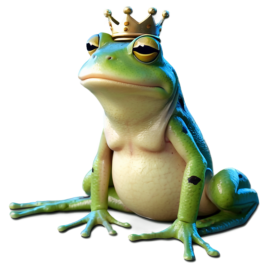 Frog Prince Cartoon Png Jgx PNG image