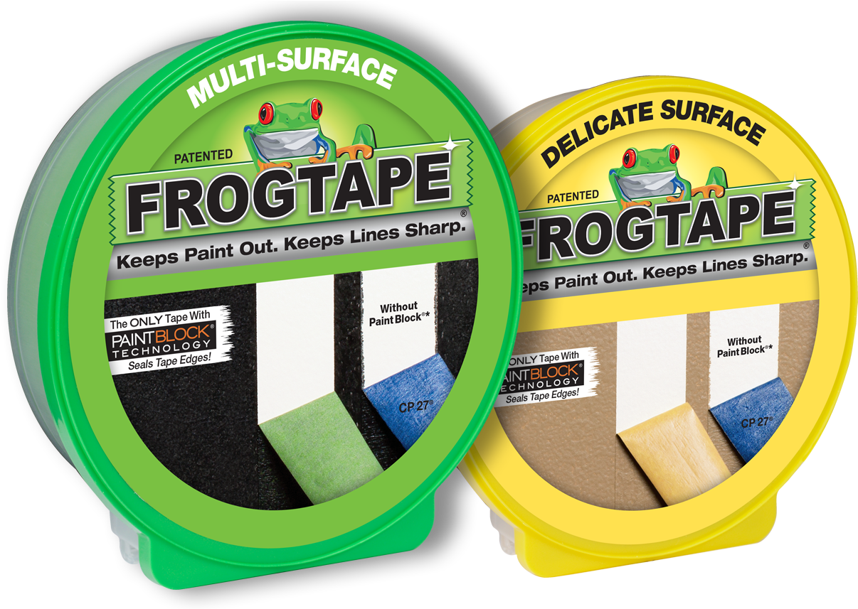 Frog Tape Multi Surfaceand Delicate Surface Tapes PNG image