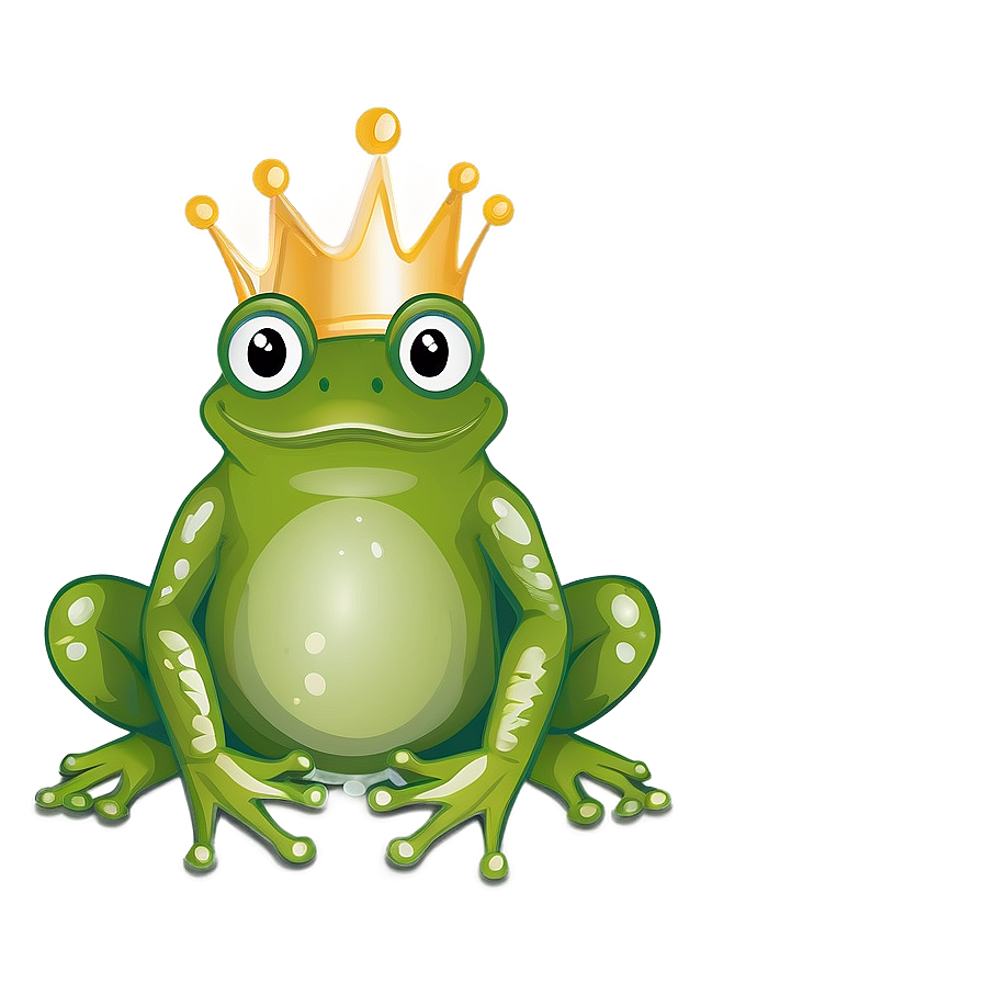 Frog With Crown Clipart Png 06262024 PNG image