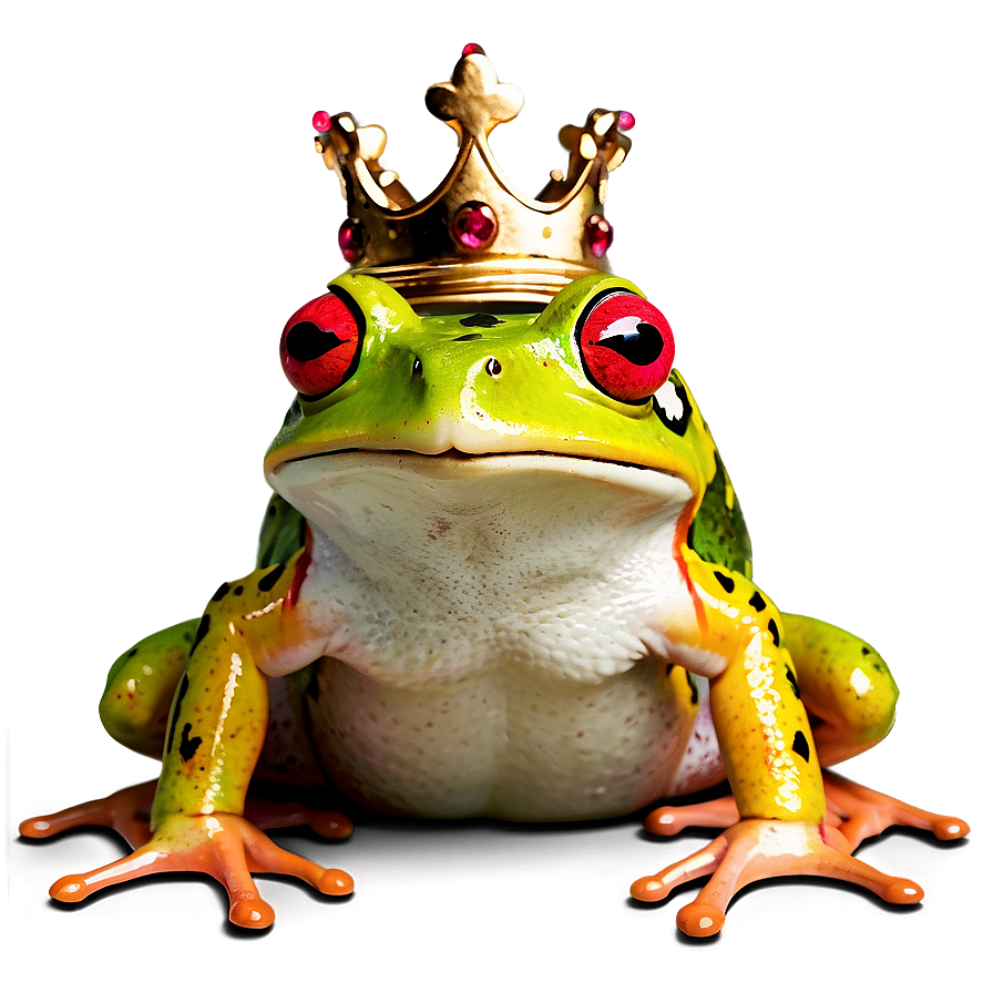 Frog With Crown Png 5 PNG image