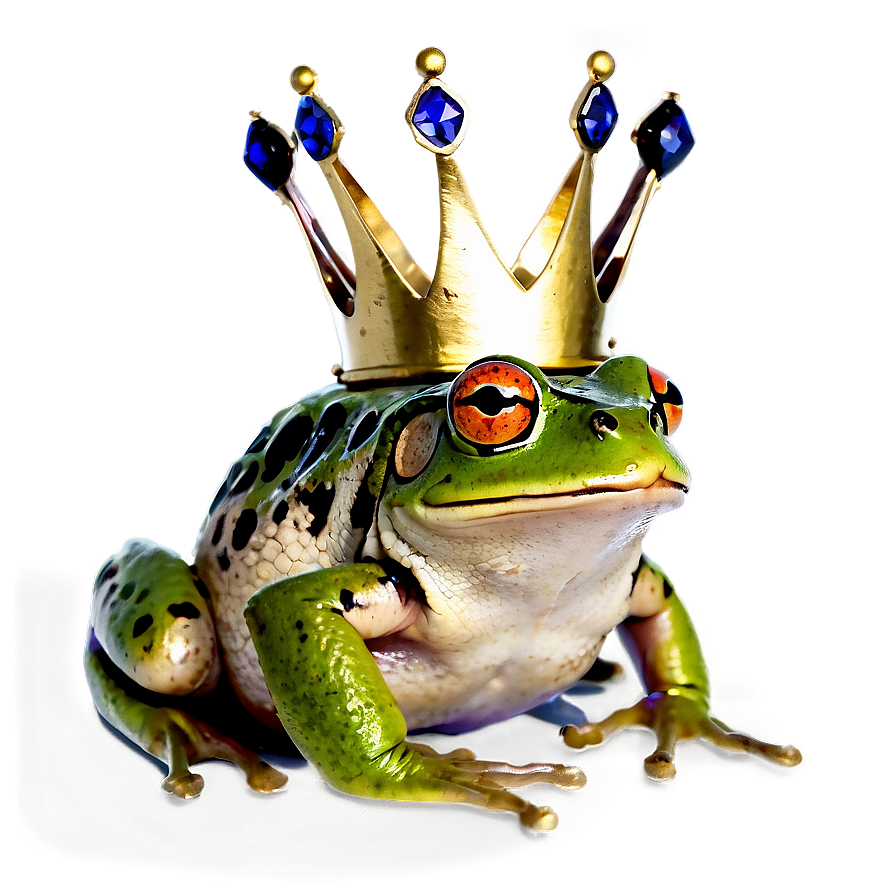 Frog With Crown Png Glr PNG image