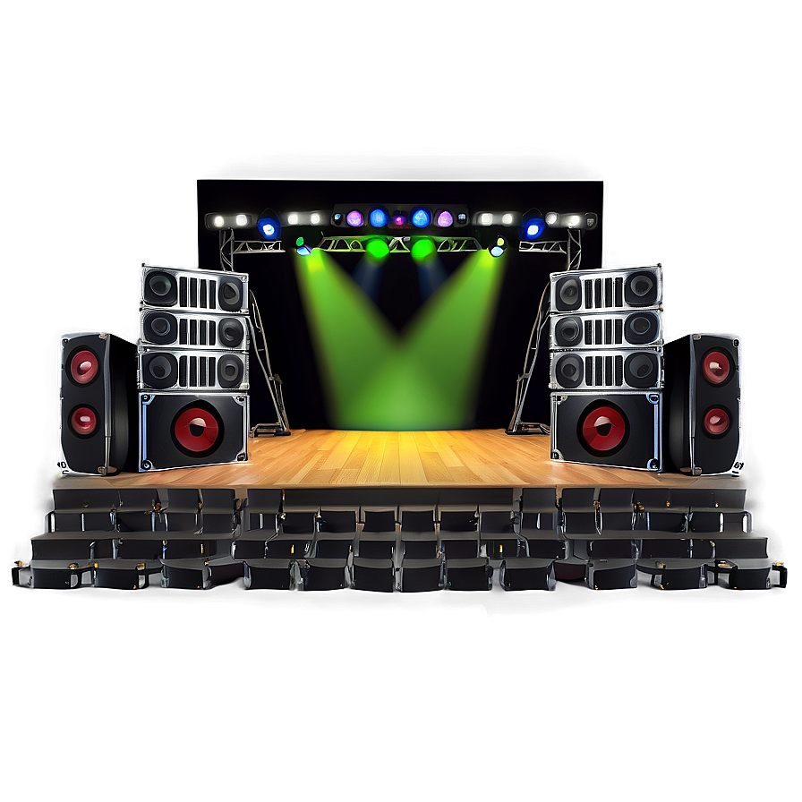 Front View Concert Stage Png Ncj PNG image