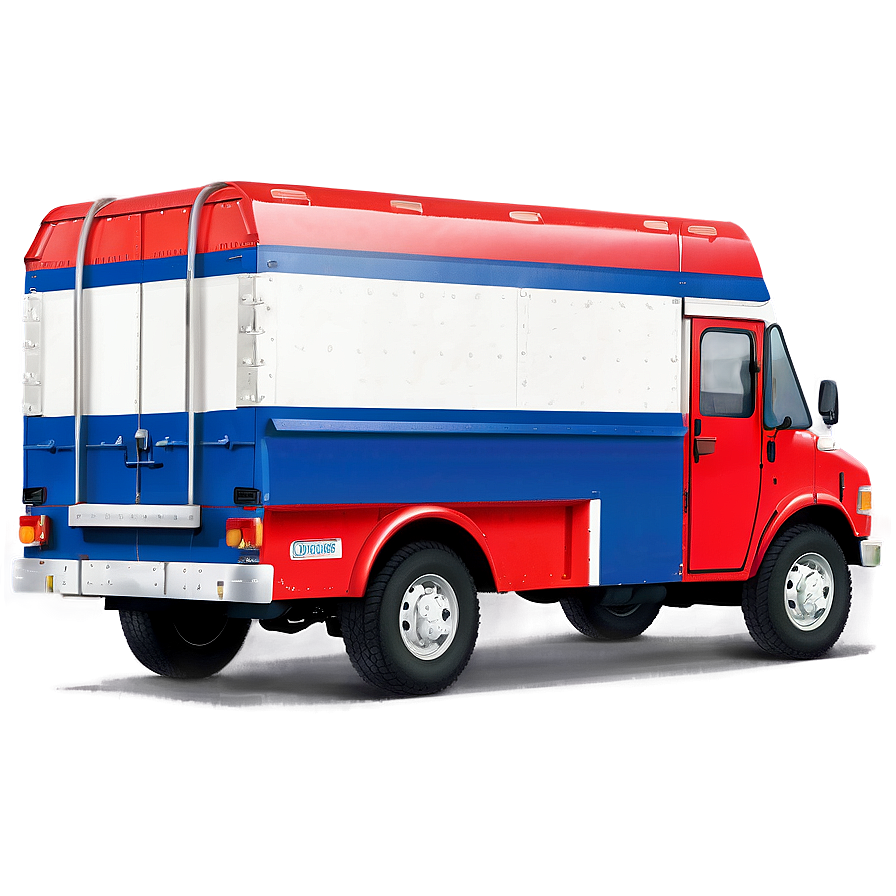 Front View Of Mail Truck Png 06282024 PNG image