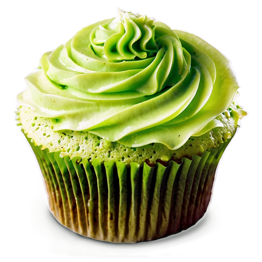 Frosted Green Cupcake Png Fhx PNG image