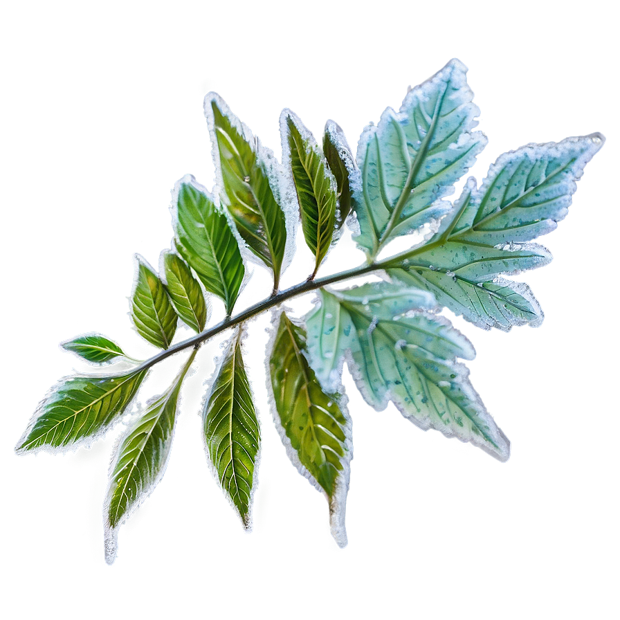 Frosted Leaves Falling Png Hjb85 PNG image