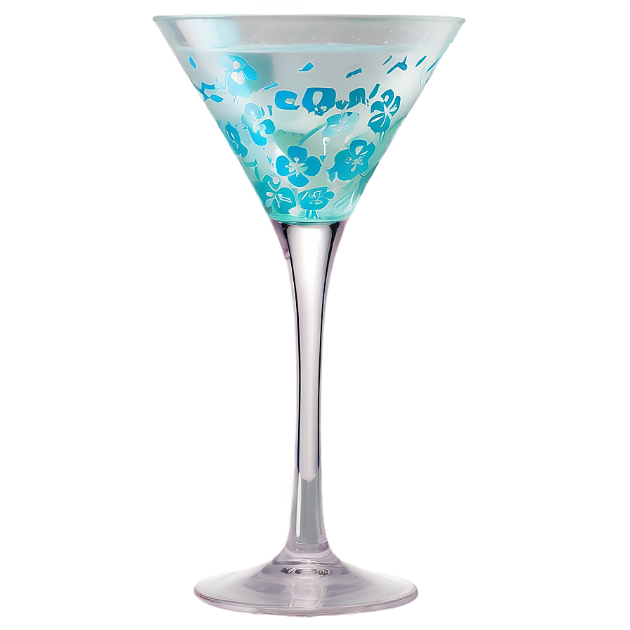 Frosted Martini Glassware Png 22 PNG image