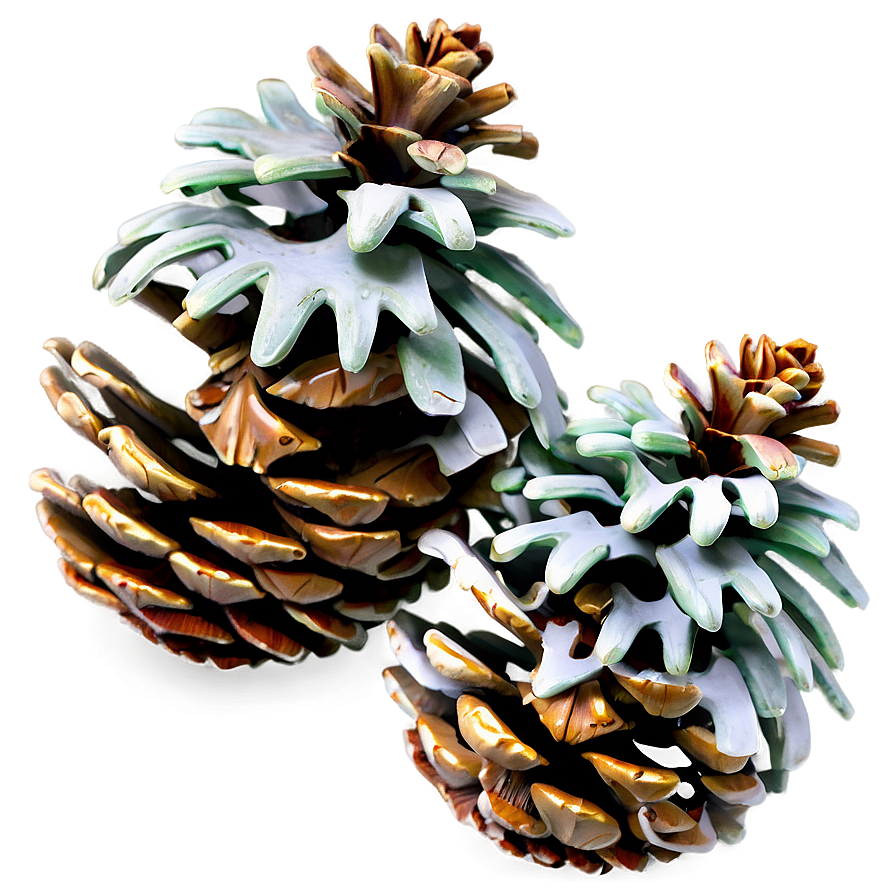 Frosted Pinecone Detail Png 06132024 PNG image