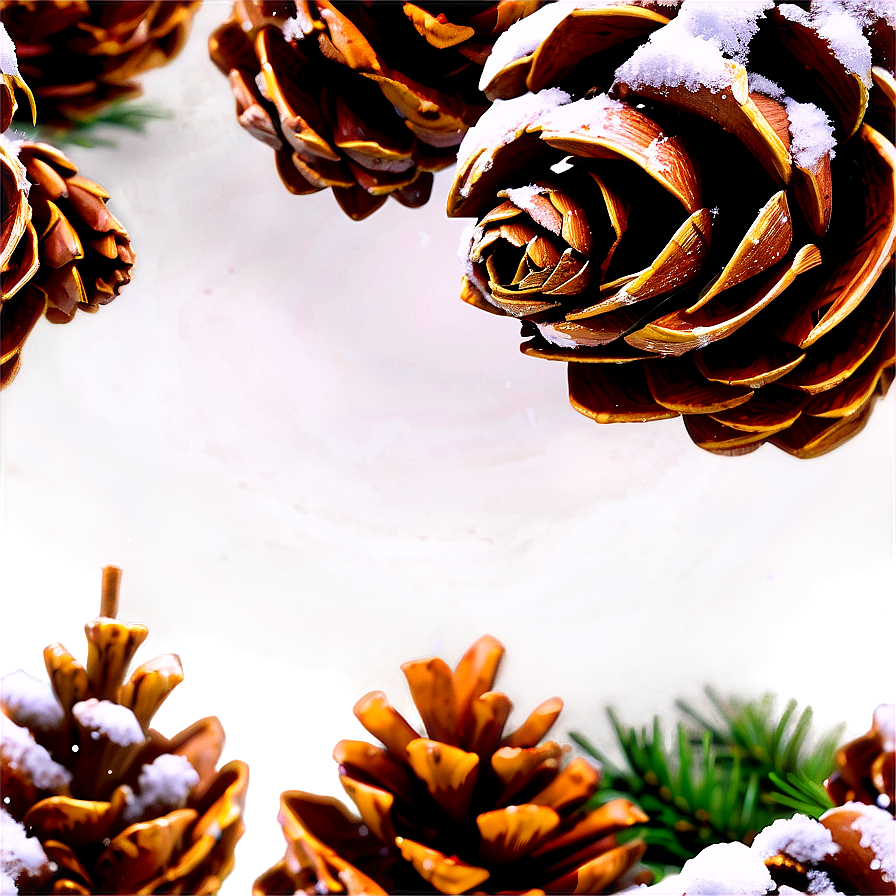 Frosted Pinecone Detail Png Snt92 PNG image