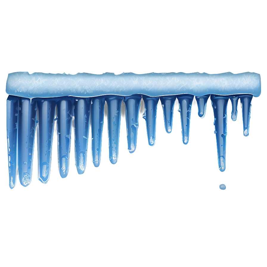 Frosty Icicle Border Png Lnd37 PNG image