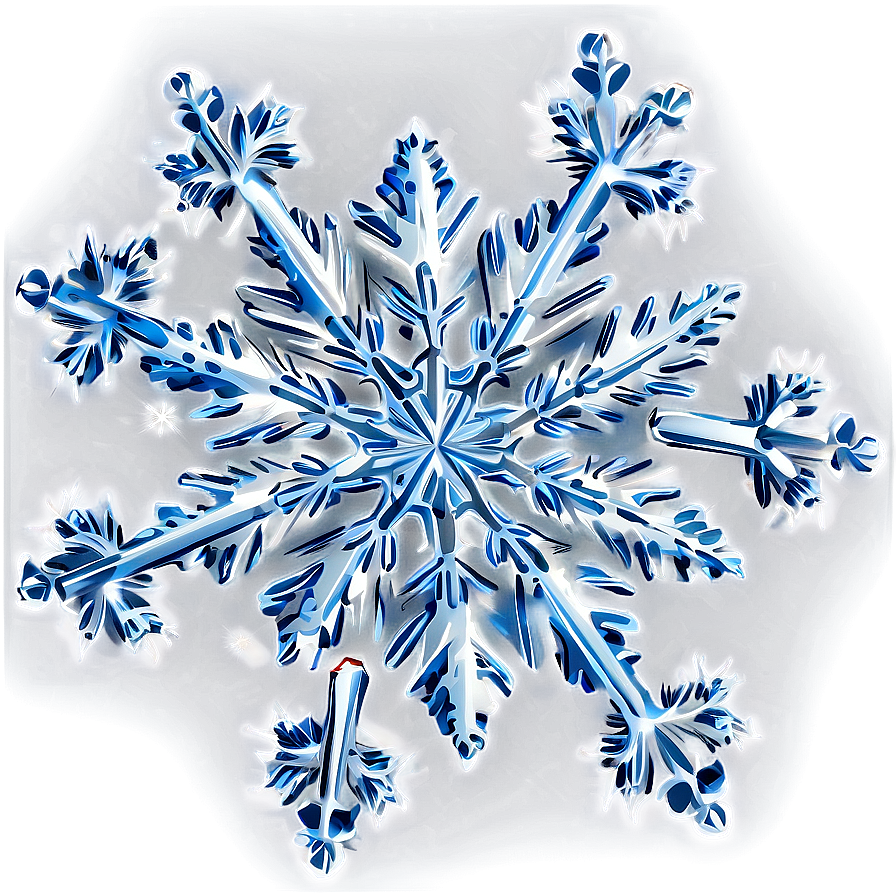 Frosty Snowflake Clipart Png 05252024 PNG image