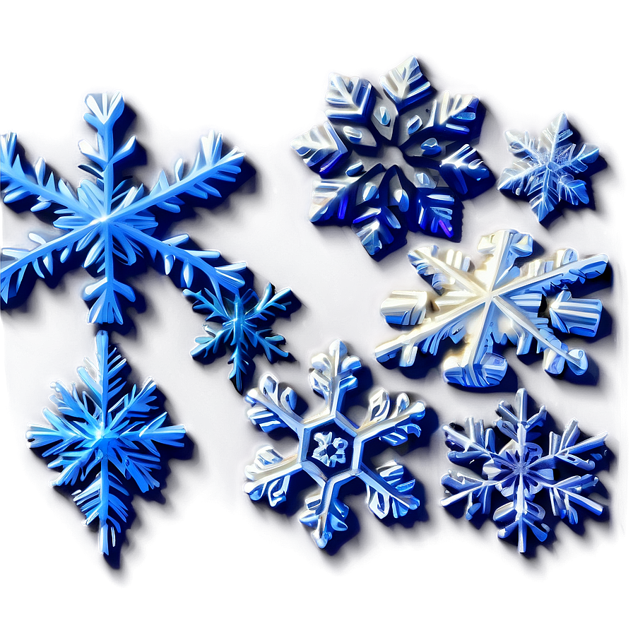 Frosty Snowflakes Pattern Png Tul PNG image