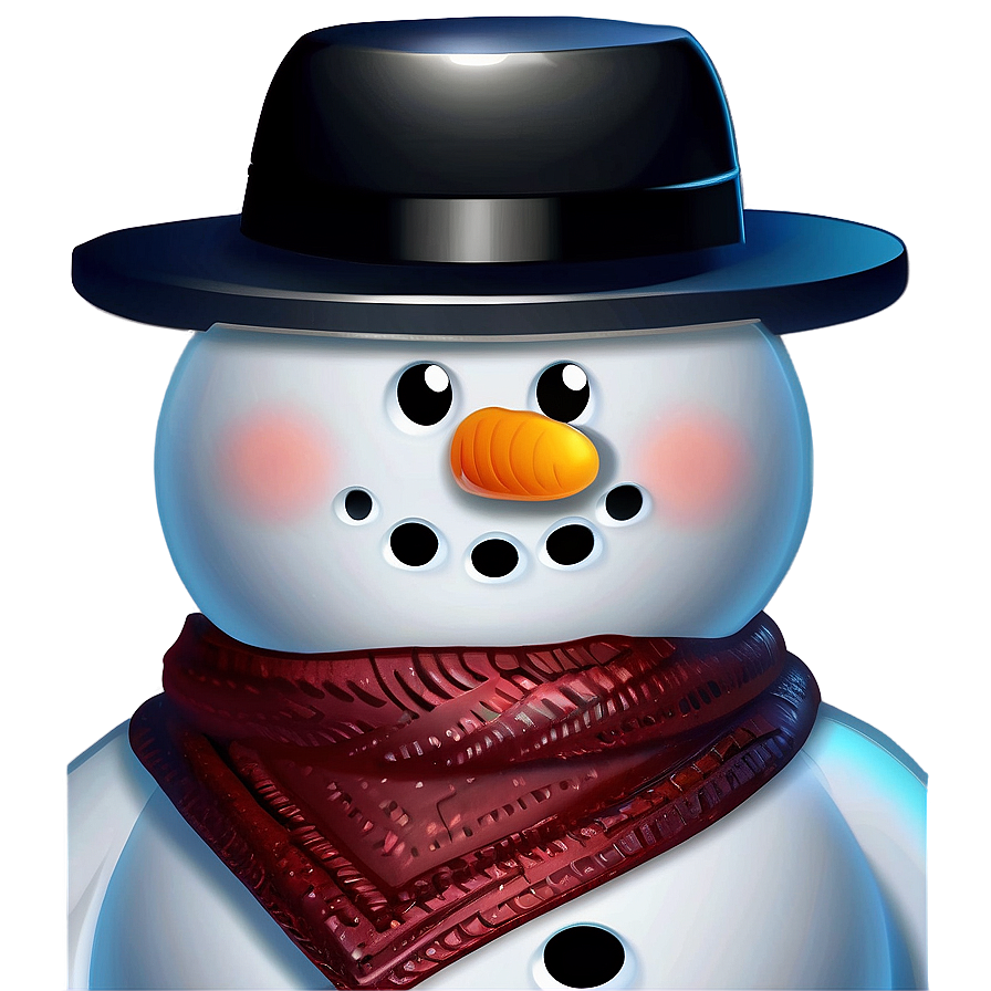 Frosty Snowman Cartoon Png Yar PNG image