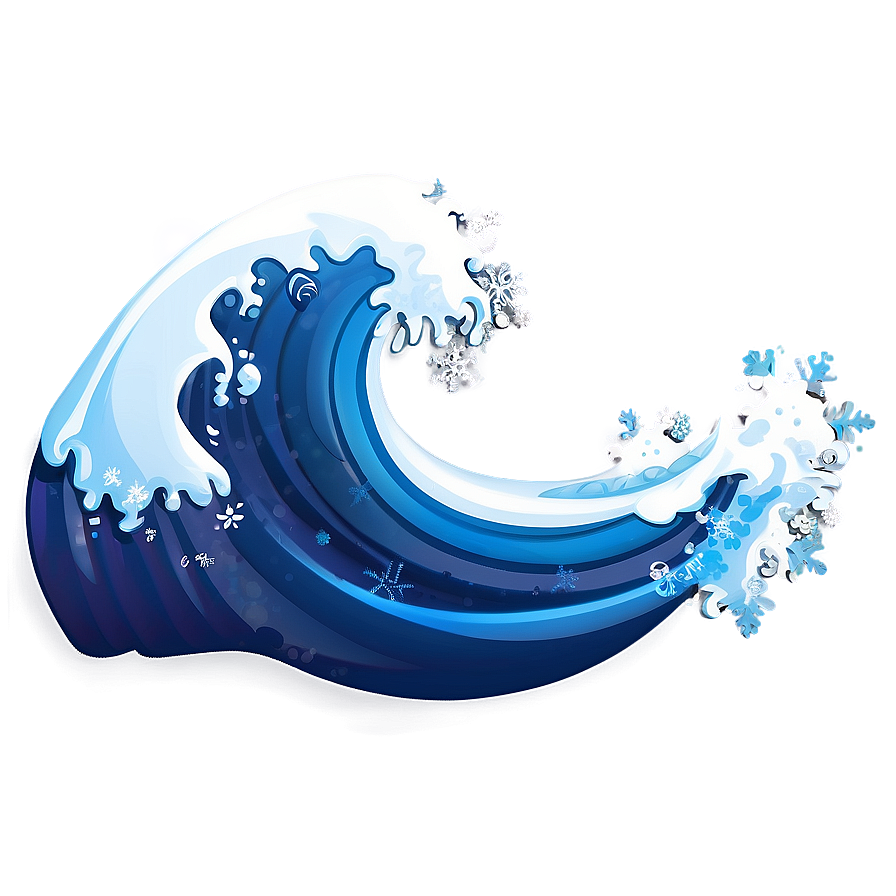 Frosty Wave Emoji Png 06212024 PNG image