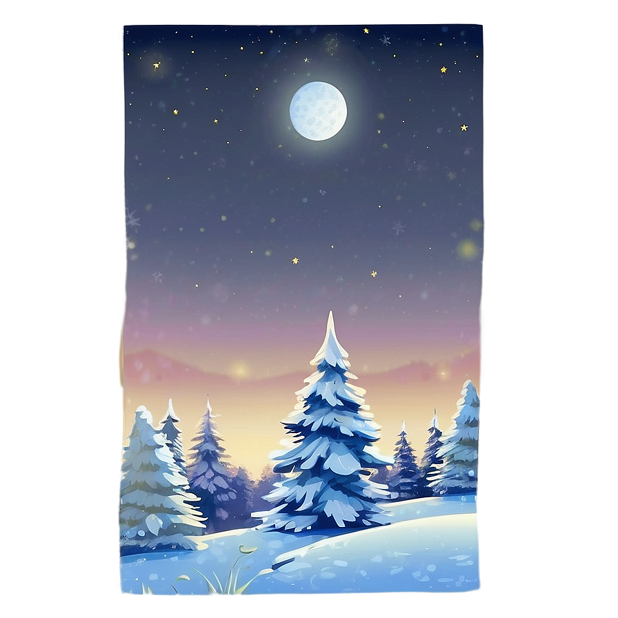 Frosty Winter Solstice Png 58 PNG image