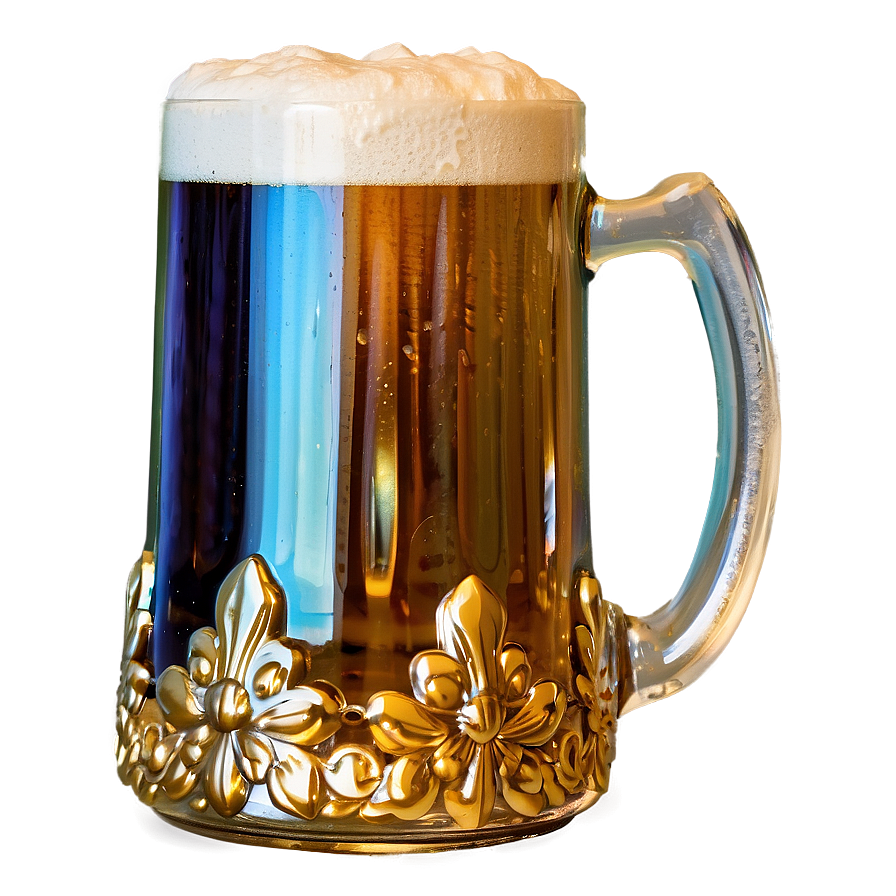 Frothy Beer Mug Png 05252024 PNG image