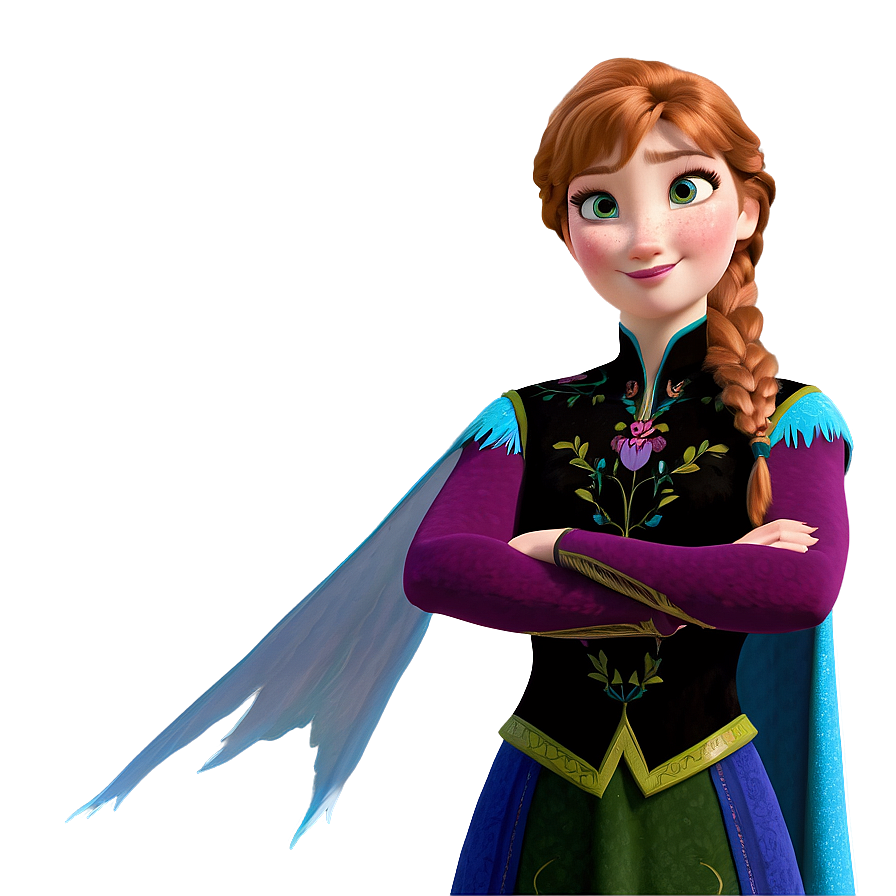 Frozen Anna Brave Pose Png Xkd2 PNG image