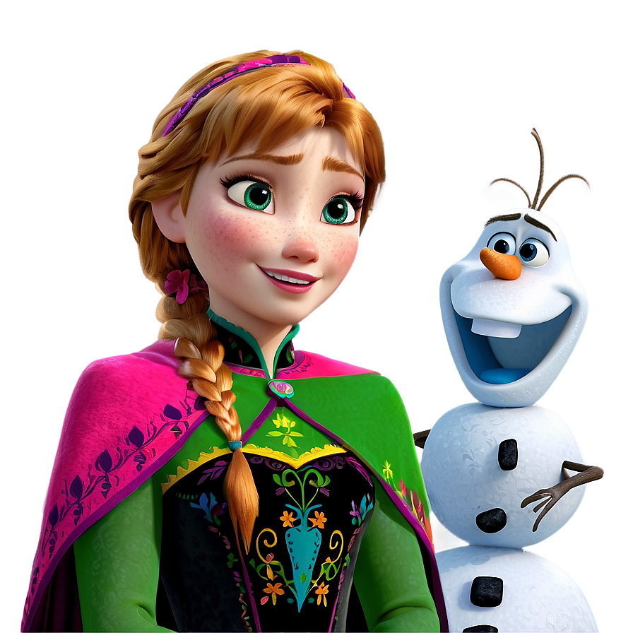 Frozen Anna Character Png 06282024 PNG image