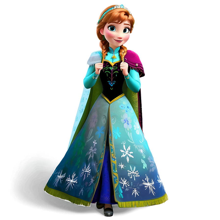 Frozen Anna Character Png Omk PNG image