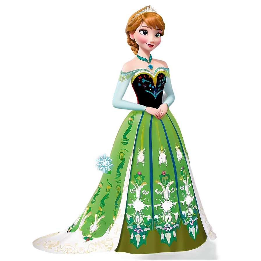 Frozen Anna Coronation Dress Png Bsl PNG image