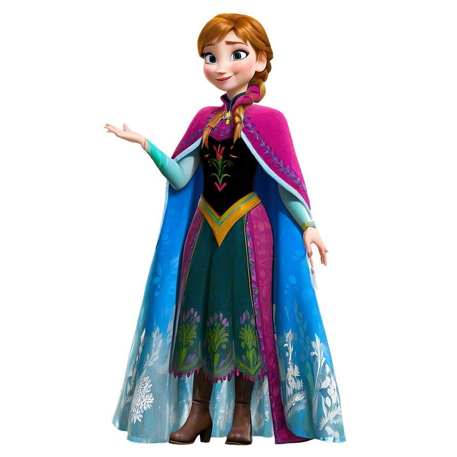 Frozen Anna Elegant Pose Png Lsw PNG image