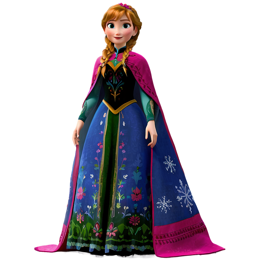 Frozen Anna Full Body Png 12 PNG image