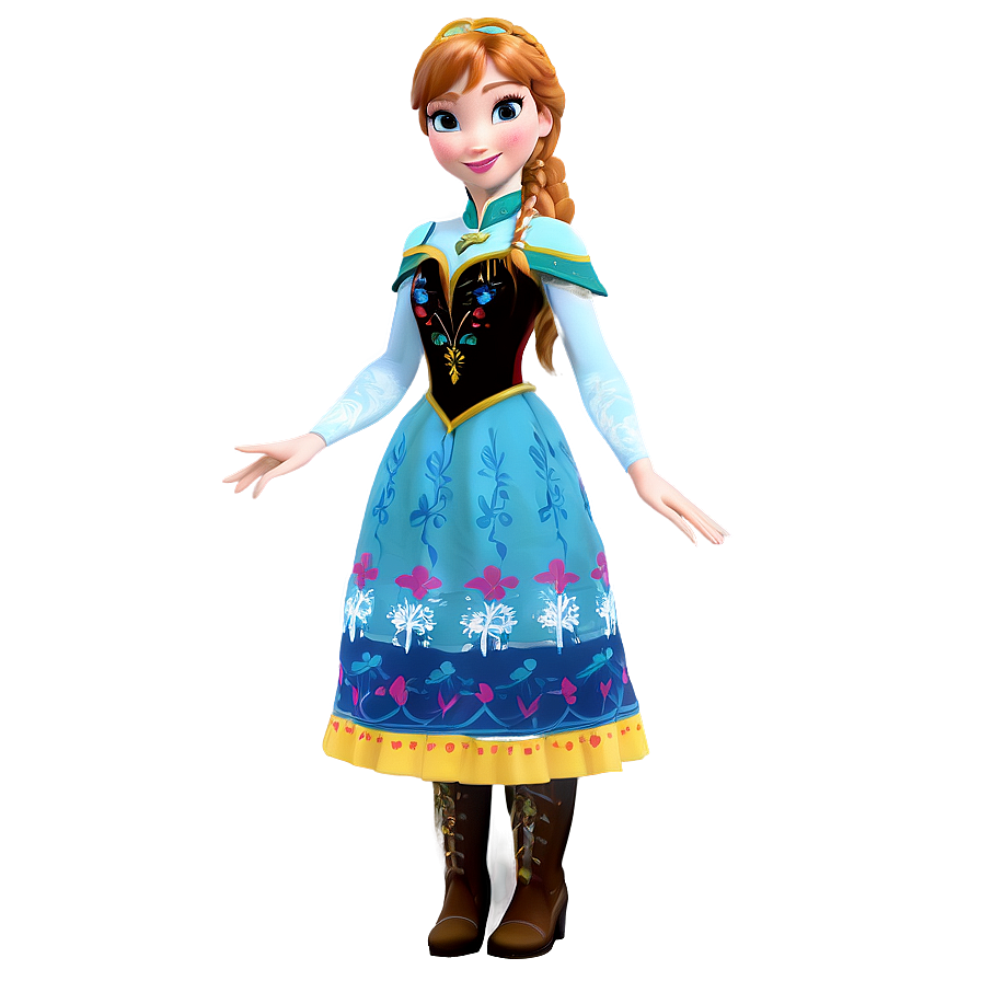 Frozen Anna In Summer Png 06282024 PNG image