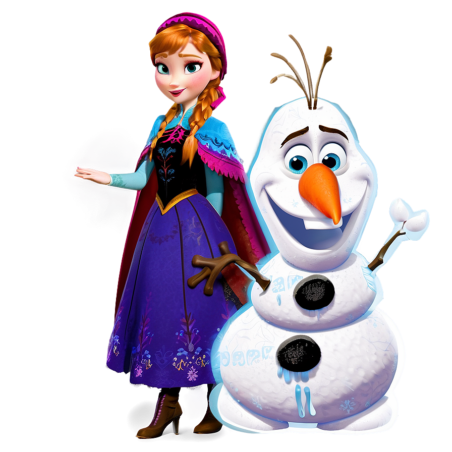 Frozen Anna Olaf Image Png 36 PNG image