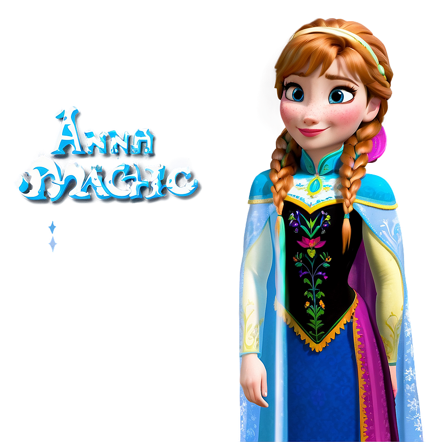 Frozen Anna Winter Magic Png Ygd63 PNG image