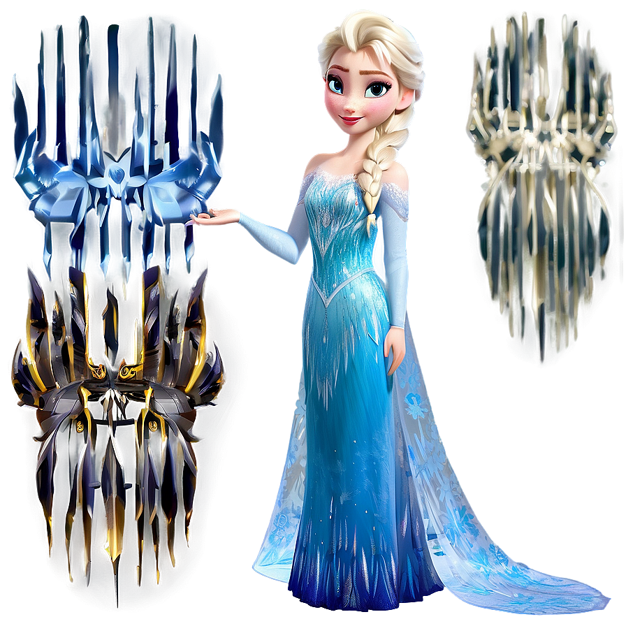 Frozen Elsa Ice Dress Png 60 PNG image