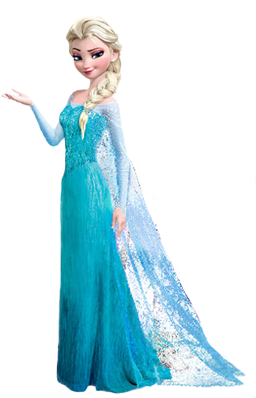 Frozen Elsain Ice Queen Gown PNG image