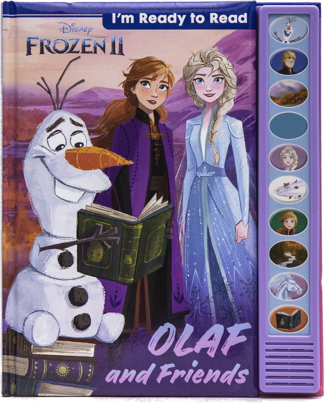 Frozen I I Olafand Friends Book Cover PNG image