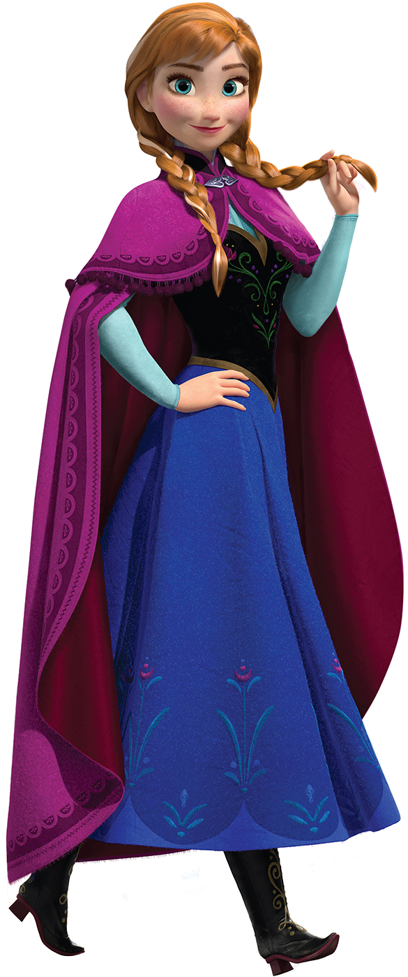 Frozen Princessin Traditional Dress PNG image