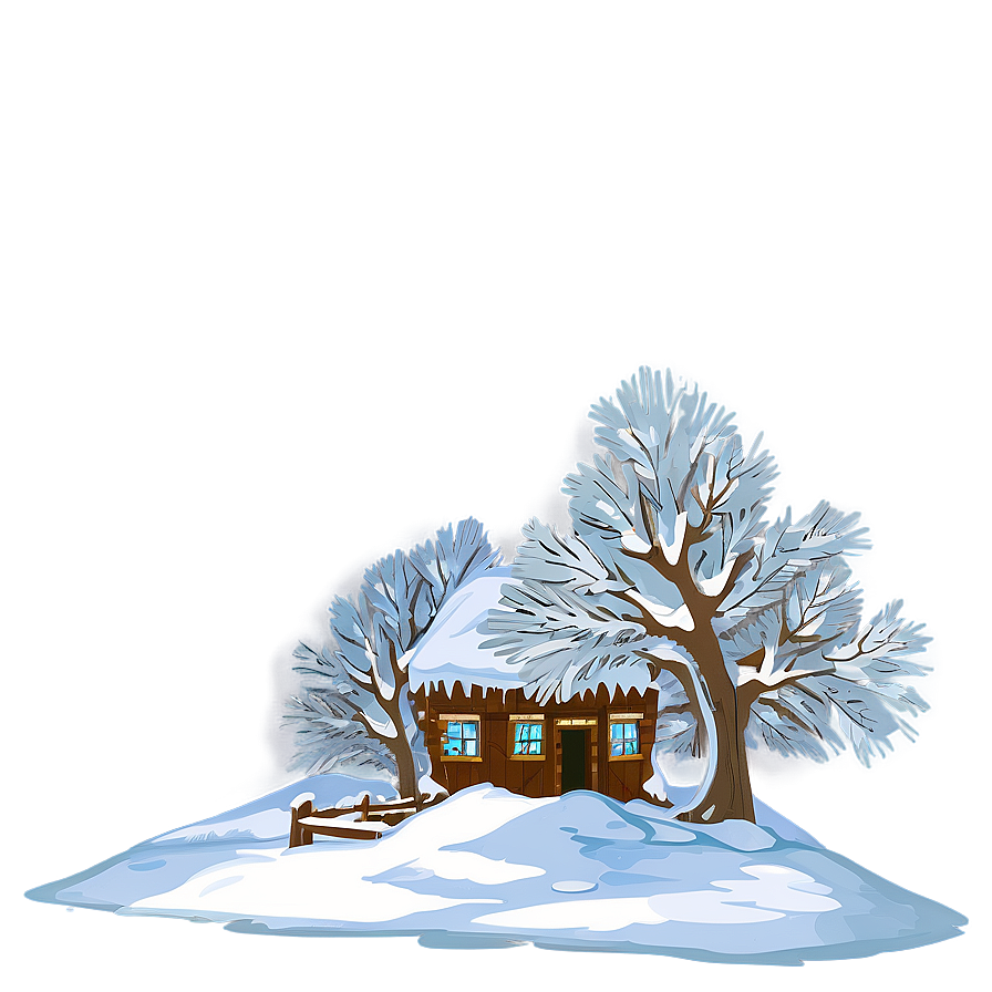 Frozen Winter Land Png 06122024 PNG image