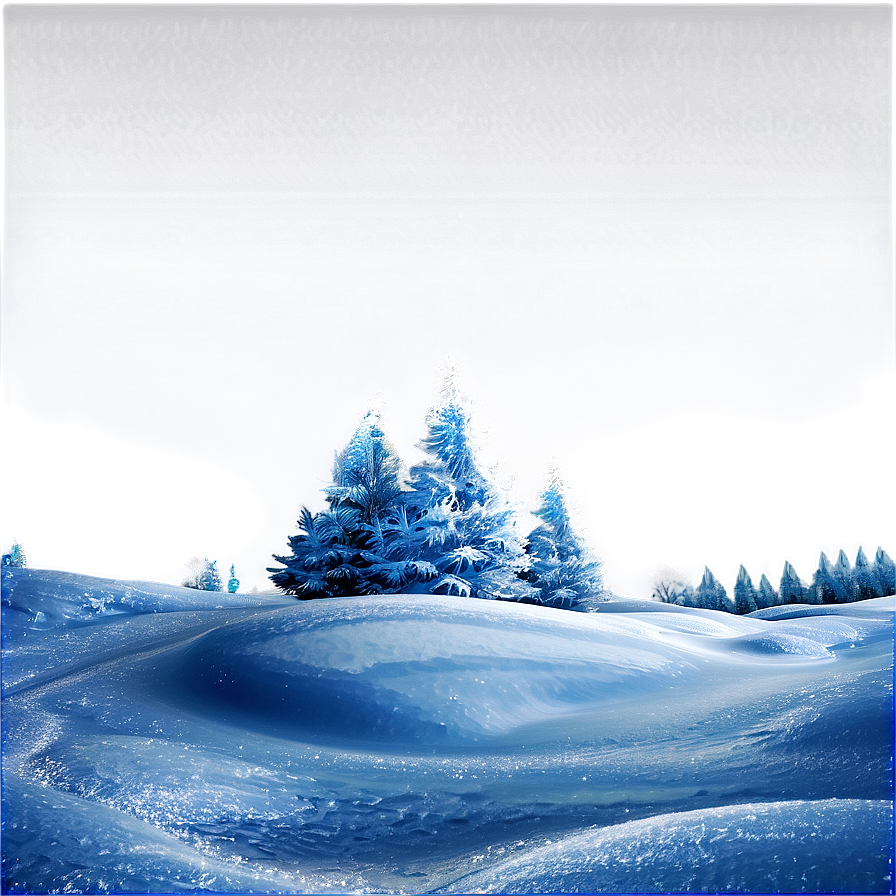 Frozen Winter Landscape Png Akp PNG image