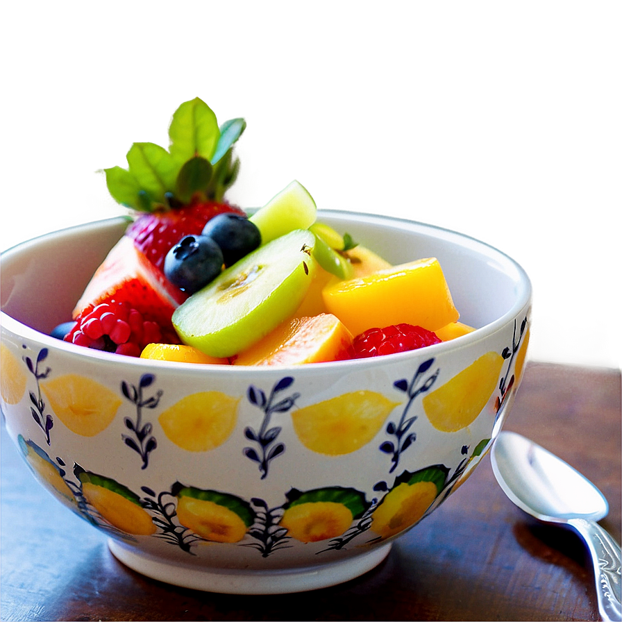 Fruit Salad Morning Bowl Png 05212024 PNG image