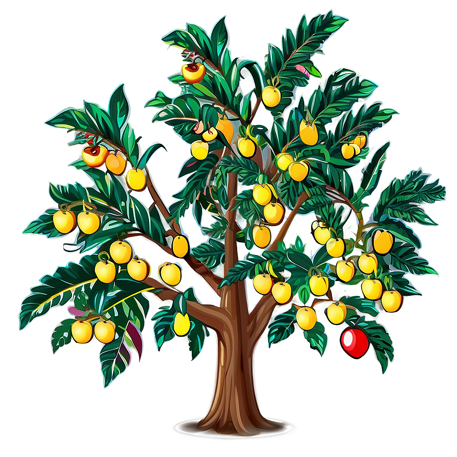 Fruit Tree Drawing Png 16 PNG image