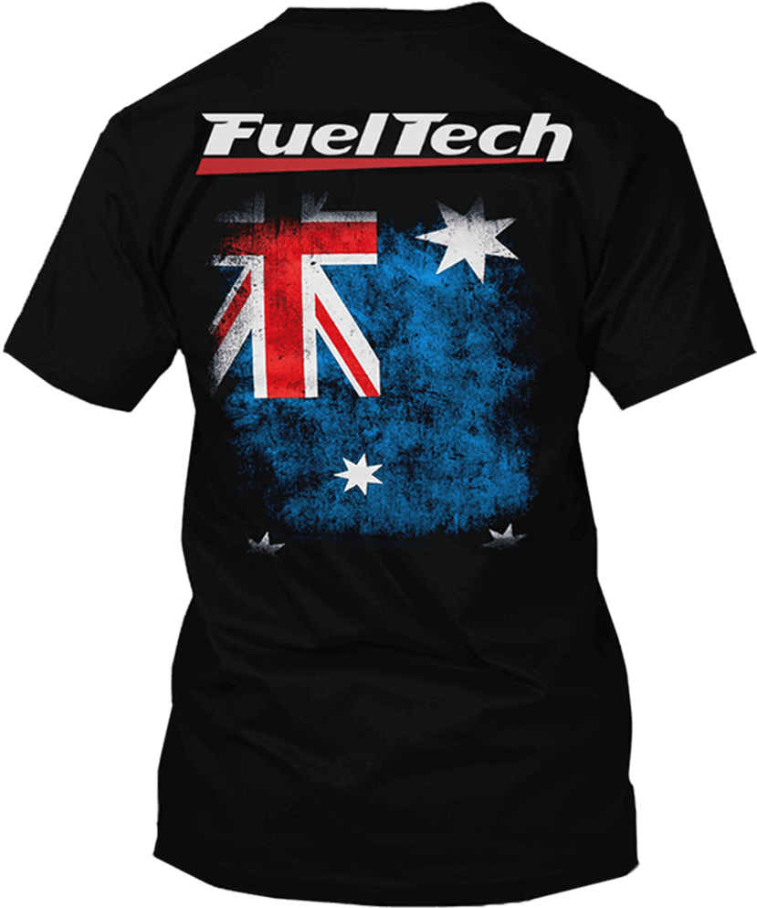 Fuel Tech Australia Flag T Shirt PNG image