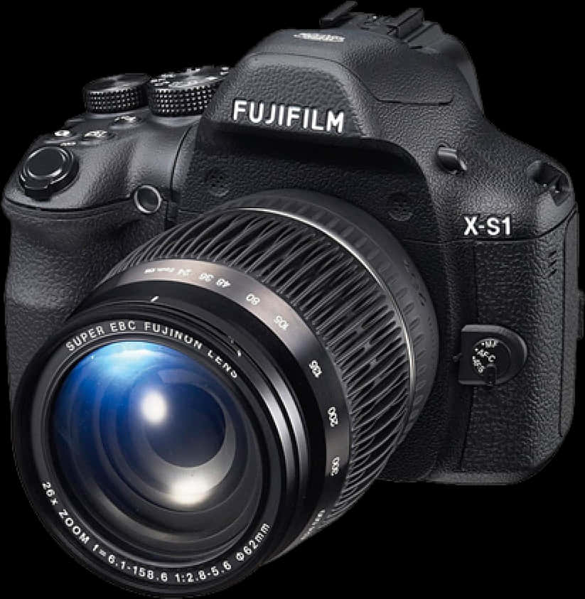 Fujifilm X S1 D S L R Camera PNG image