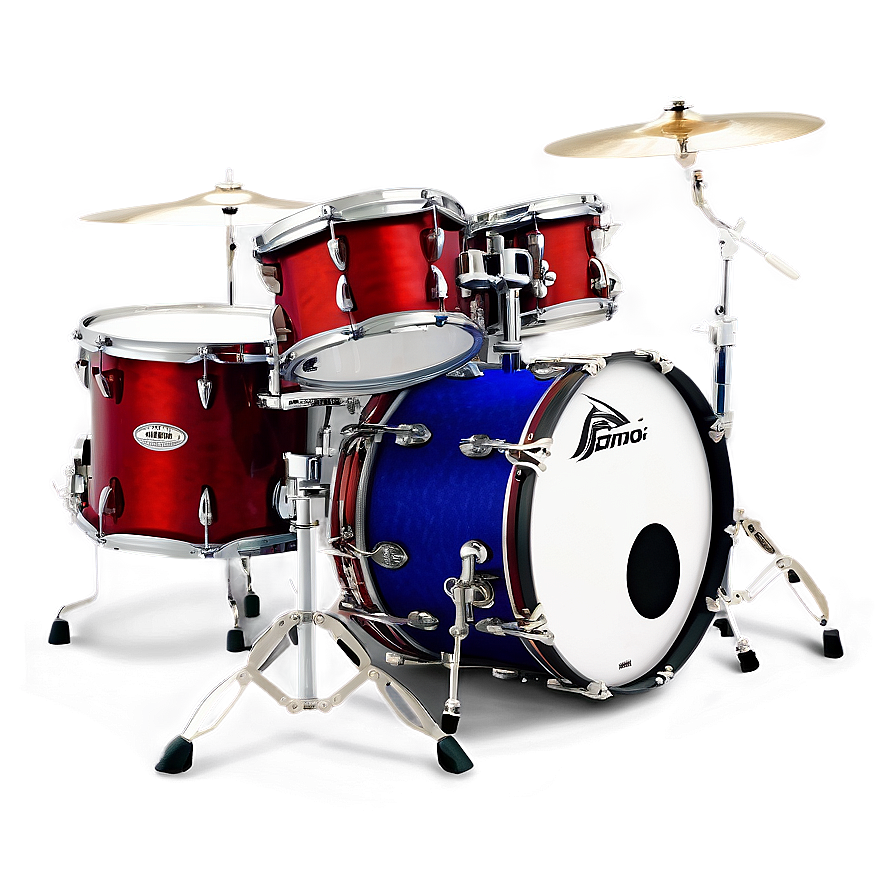 Full Drum Kit Layout Png 06212024 PNG image