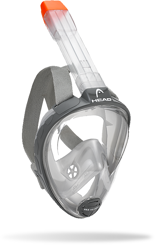 Full Face Snorkel Mask Head Sea Vu Dry PNG image