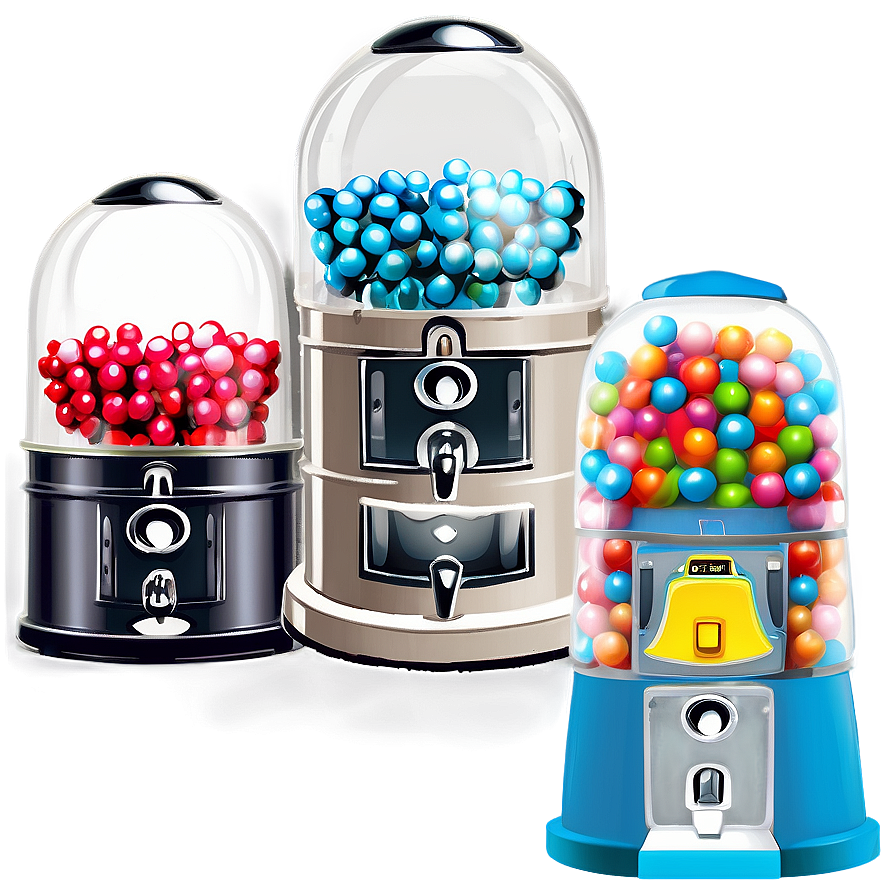 Full Gumball Machine Png 06292024 PNG image