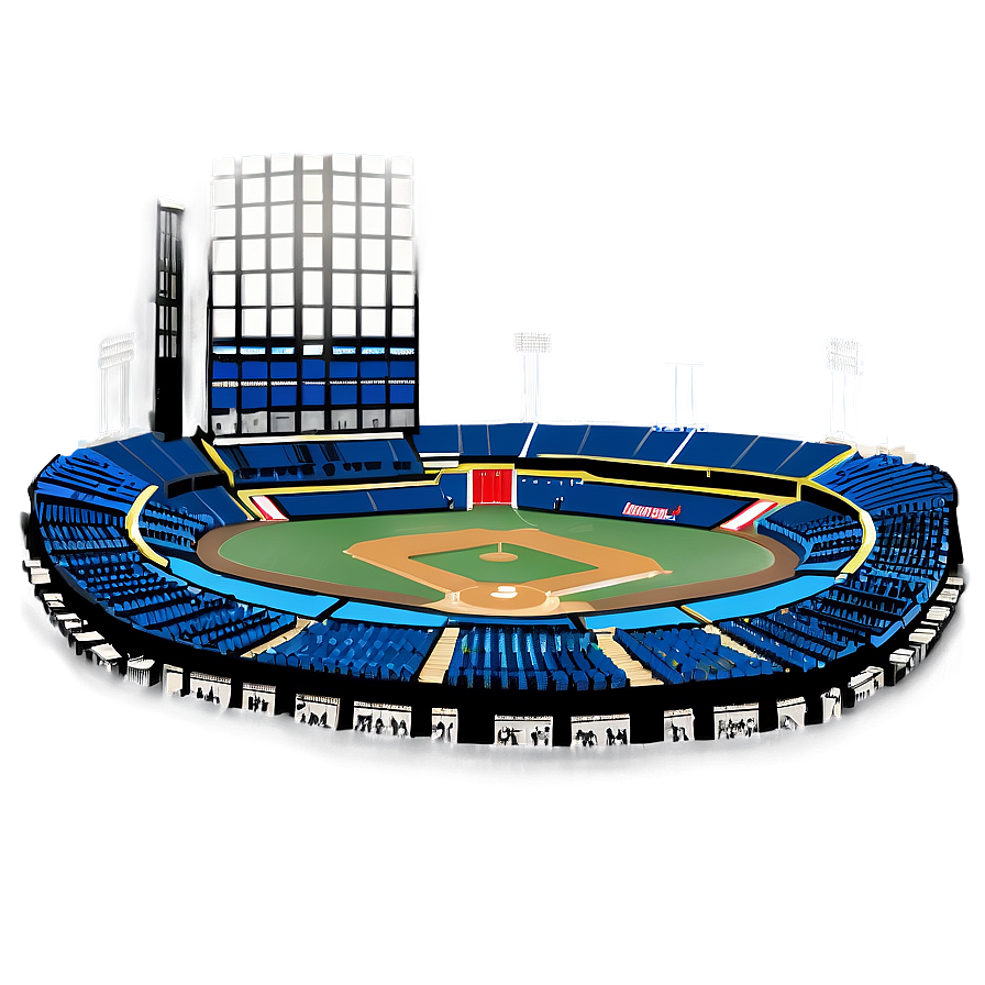 Full House Baseball Stadium Crowd Png Lwu PNG image