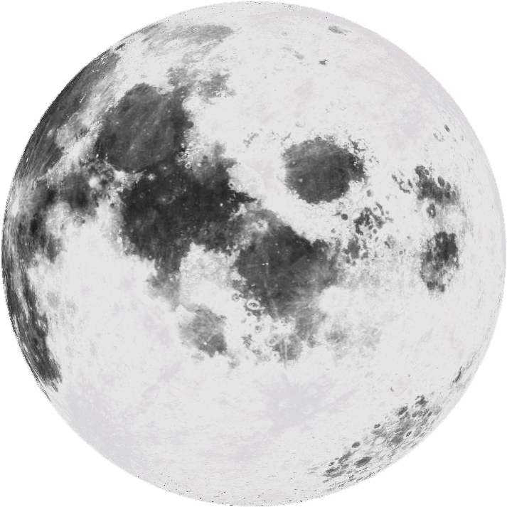 Full Moon Detailed Photography PNG image