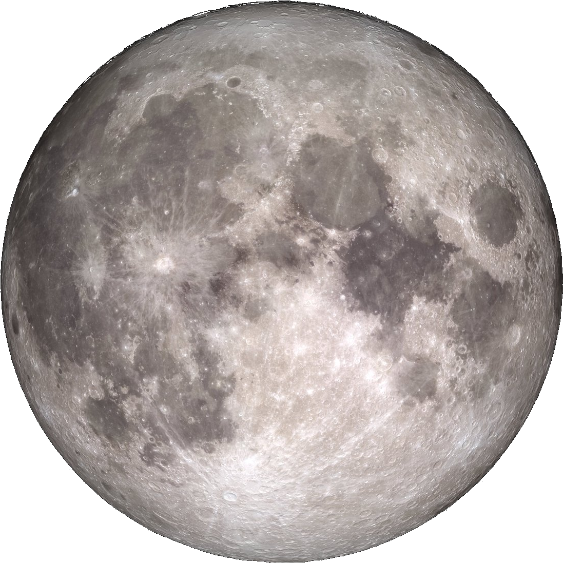 Full Moon Detailed View PNG image