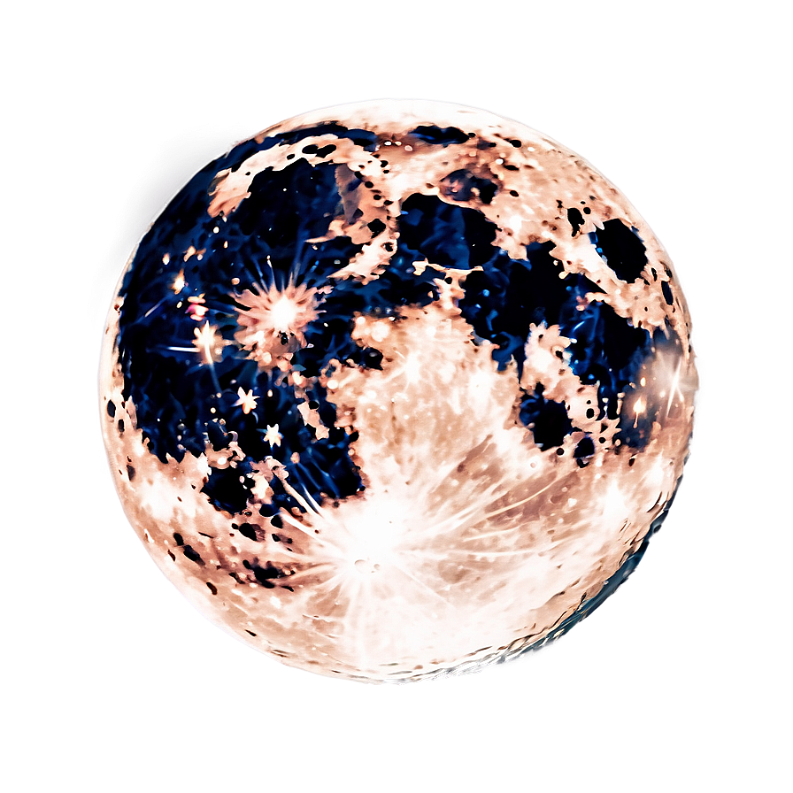 Full Moon Shimmering Sky Png 05242024 PNG image
