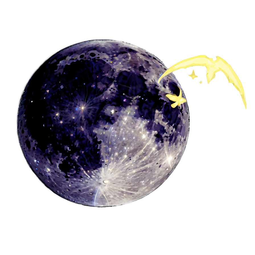 Full Moon Spooky Night Png 05242024 PNG image