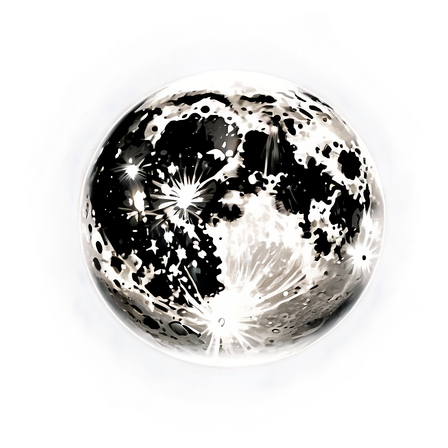 Full Moon Surface Glowing Png Xhx PNG image